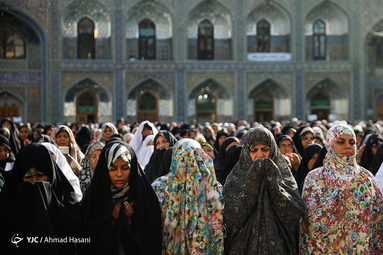 نماز عید سعید قریان در حرم مطهر رضوی
