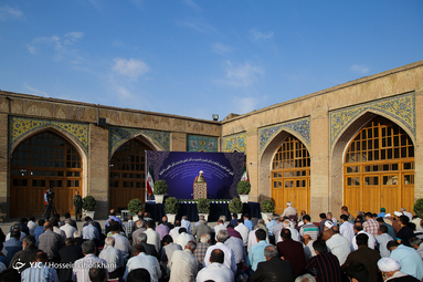 نماز عید سعید قریان در مسجد النبی قزوین