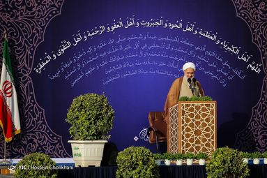 نماز عید سعید قریان در مسجد النبی قزوین