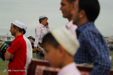 نماز عید سعید قریان در بندر ترکمن