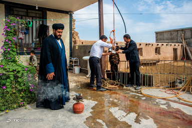 عید سعید قربان در روستای غلام ویس شهرستان خدابنده استان زنجان