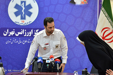 نشست خبری پیمان صابریان رئیس اورژانس تهران صبح امروز به‌ مناسبت روز خبرنگار با حضور اصحاب رسانه برگزار شد.