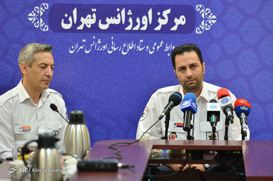 نشست خبری پیمان صابریان رئیس اورژانس تهران صبح امروز به‌ مناسبت روز خبرنگار با حضور اصحاب رسانه برگزار شد.