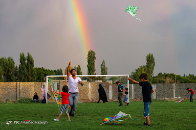 جشنواره بادبادکها در خرمدره زنجان