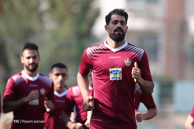 تمرین تیم فوتبال پرسپولیس