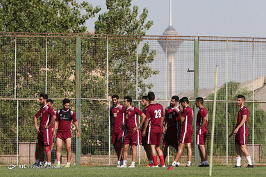 تمرین تیم فوتبال پرسپولیس