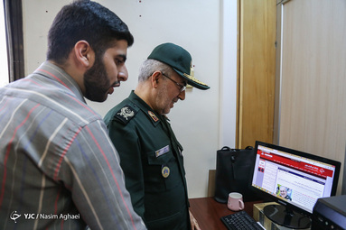 بازدیدسردار کمالی رئیس اداره سرمایه انسانی سرباز ستاد کل نیرو‌های مسلح از باشگاه خبرنگاران جوان