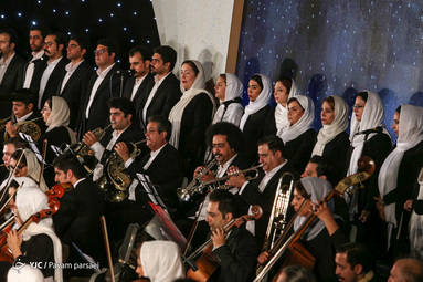 موسیقی زنده آب و آتش در شب عید غدیر خم در  بوستان آب و آتش