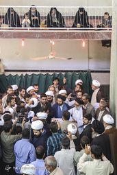 مراسم عمامه گذاری طلاب در عید غدیرخم
