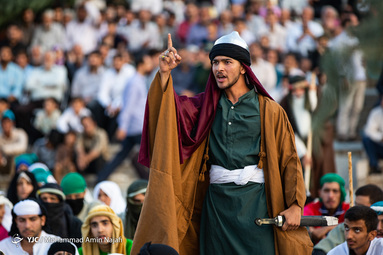 بازسازی واقعه غدیر خم در باغ موزه دفاع مقدس همدان
