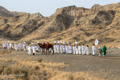بازسازی واقعه غدیر خم در شهرستان رودان استان هرمزگان