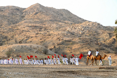 بازسازی واقعه غدیر خم در شهرستان رودان استان هرمزگان