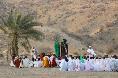 بازسازی واقعه غدیر خم در شهرستان رودان استان هرمزگان
