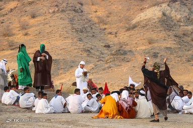 بازسازی واقعه غدیر خم در شهرستان رودان استان هرمزگان