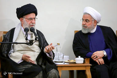 دیدار رئیس‌جمهور و اعضای هیئت دولت با مقام معظم رهبری