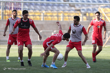 تمرین تیم فوتبال پرسپولیس