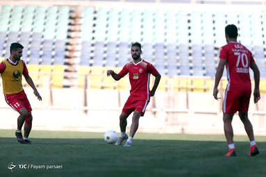 تمرین تیم فوتبال پرسپولیس