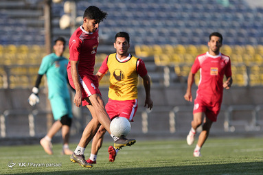 تمرین تیم فوتبال پرسپولیس