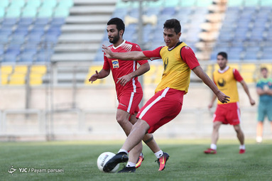 تمرین تیم فوتبال پرسپولیس