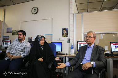 بازدید سخنگوی دولت از باشگاه خبرنگاران