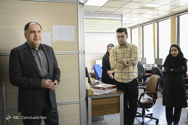 بازید محمد خدادی معاون مطبوعاتی وزیر ارشاد از باشگاه خبرنگاران