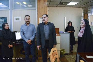بازید محمد خدادی معاون مطبوعاتی وزیر ارشاد از باشگاه خبرنگاران