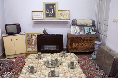 دیدار آیت‌الله عابدینی امام جمعه و نماینده ولی فقیه در استان قزوین با خانواده شهید رجایی