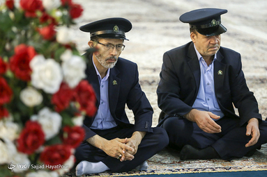 آیین معنوی خطبه خوانی خادمان حرم مطهر حضرت فاطمه معصومه سلام الله علیها