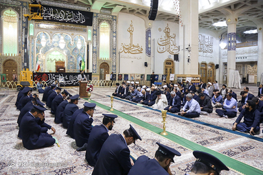 آیین معنوی خطبه خوانی خادمان حرم مطهر حضرت فاطمه معصومه سلام الله علیها