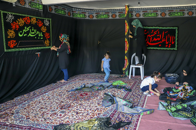 سیاه پوشی تکایای گرگان