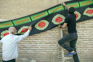 مراسم سیاه پوشان قزوین