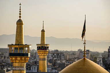 آئین سنتی صلا، روز اول محرم در حرم مطهر رضوی