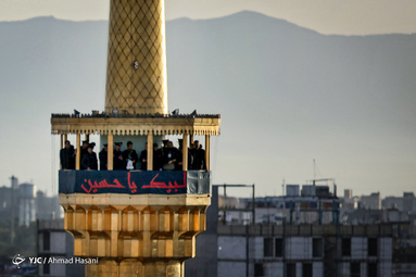 آئین سنتی صلا، روز اول محرم در حرم مطهر رضوی