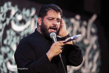 عزاداری در هیئت رزمندگان اسلام قم با سخنرانی حجت الاسلام دکتر رفیعی و  مداحی حاج حسن شالبافان