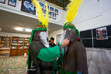 ورود نمادین کاروان امام حسین(ع) به دشت کربلا