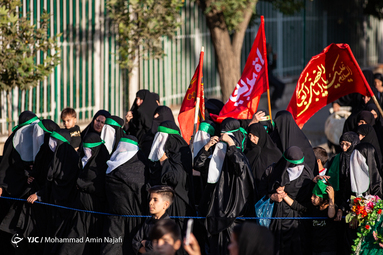 ورود نمادین کاروان امام حسین(ع) به دشت کربلا