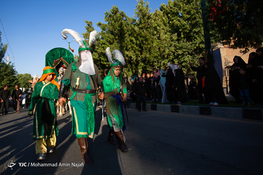 ورود نمادین کاروان امام حسین(ع) به دشت کربلا