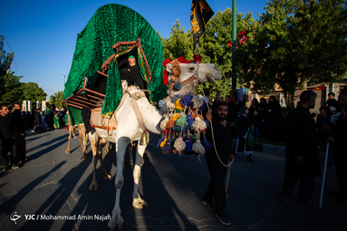 ورود نمادین کاروان امام حسین(ع) به دشت کربلا