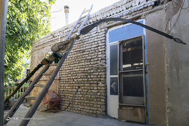 هیئتِ ما/ مراسم علم گردانی در روستای انجدان
