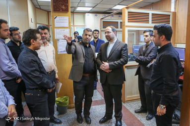 بازدید سخنگوی وزارت کشور از باشگاه خبرنگاران