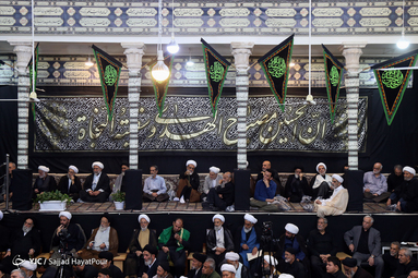 هیئت ما / عزاداری روز پنجم محرم در دفتر مراجع تقلید آیت الله مکارم شیرازی، آیت الله نوری همدانی، آیت الله صافی گلپایگانی و آیت الله بروجردی
