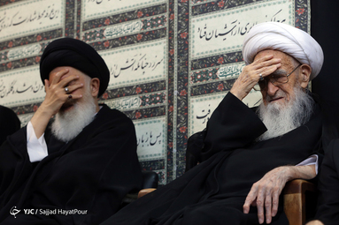 هیئت ما / عزاداری روز پنجم محرم در دفتر مراجع تقلید آیت الله مکارم شیرازی، آیت الله نوری همدانی، آیت الله صافی گلپایگانی و آیت الله بروجردی