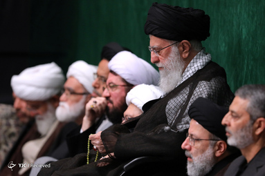 عزاداری شب تاسوعا در حسینیه امام خمینی(ره)