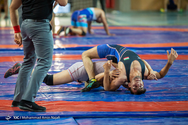 مسابقات کشتی انتخابی اوپن بزرگسالان استان همدان