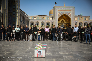 پیکر شهید محسن مهاجر قوچانی پس از ۳۷ سال شناسایی و در مشهد تشییع شد