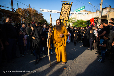 شبه کاروان ورود امام حسین(ع) به دشت کربلا