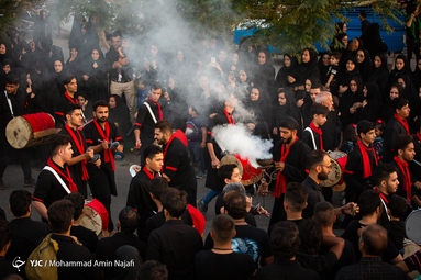 شبه کاروان ورود امام حسین(ع) به دشت کربلا