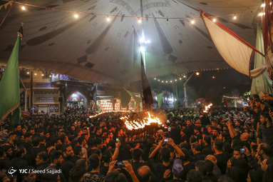 هیئتِ ما/ آئین سنتی مشعل‌گردانی در تهران
