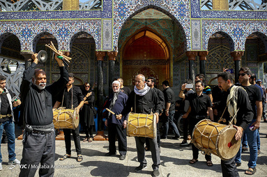 عزاداری تاسوعای حسینی در میدان امام حسین(ع) تهران
