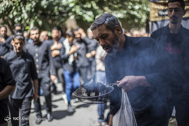 عزاداری تاسوعای حسینی در غرب تهران